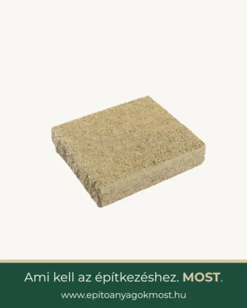 LEIER KANT fedlap hasított oldaléllel 25x28x6 cm Beige