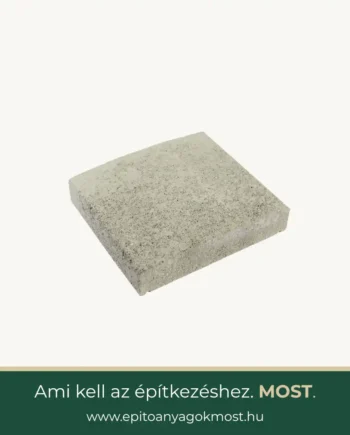 LEIER Modell fedlap 25x28x6 cm Agyagszürke