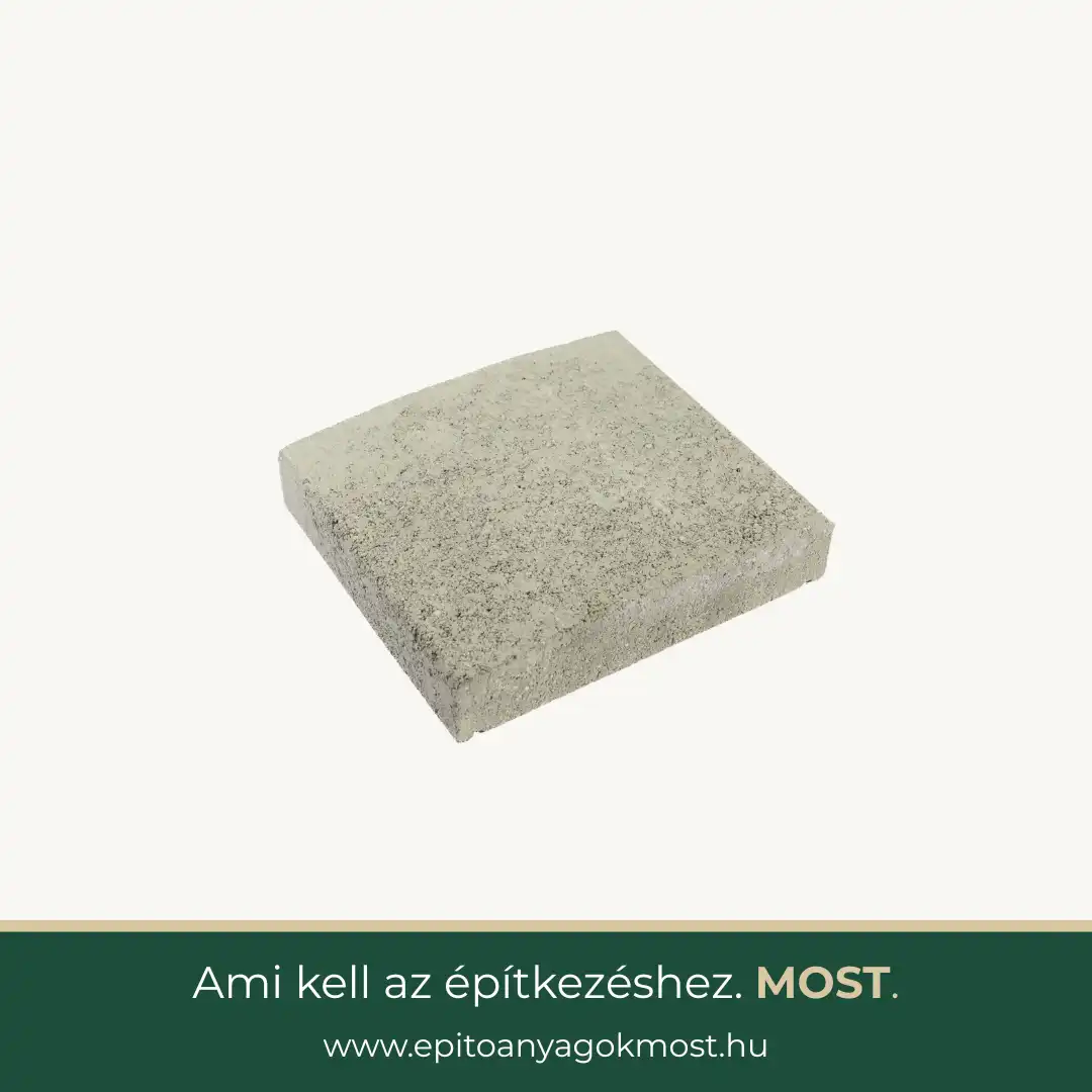 LEIER Modell fedlap 25x28x6 cm Agyagszürke