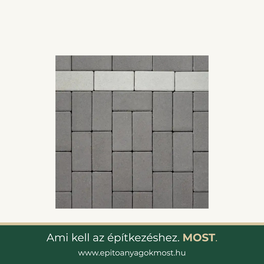 TERRÁN Classic Zone térkő 6 cm Antracit