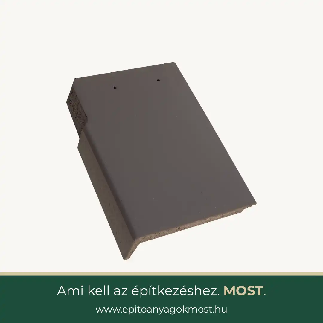 TERRÁN Zenit Max Resistor szegélycserép balos Gránit